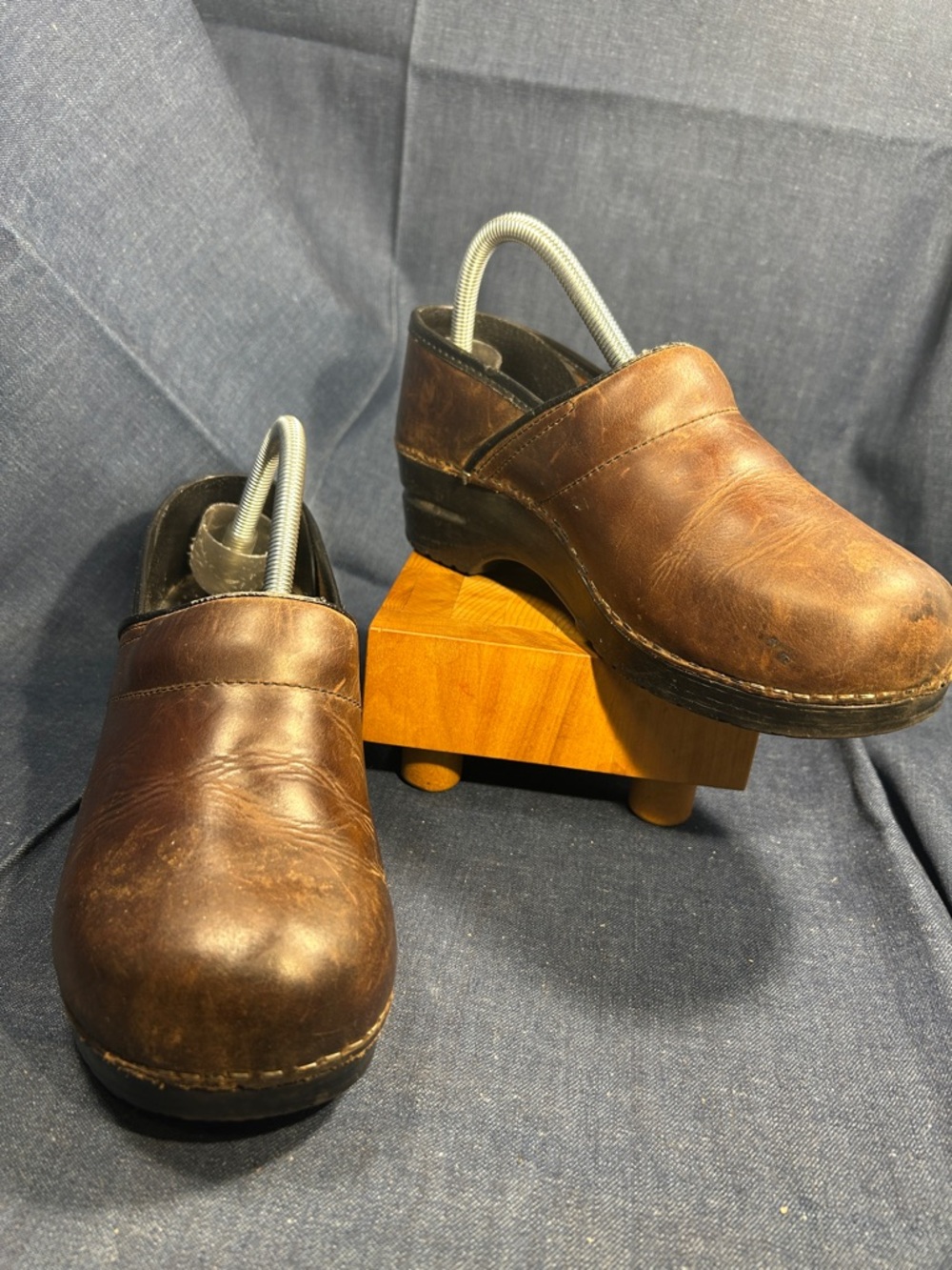 Dansko classic leather clogs